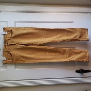 Arizona Jean Co. Size 3 Mustard Yellow Low-rise Skinny Jeans